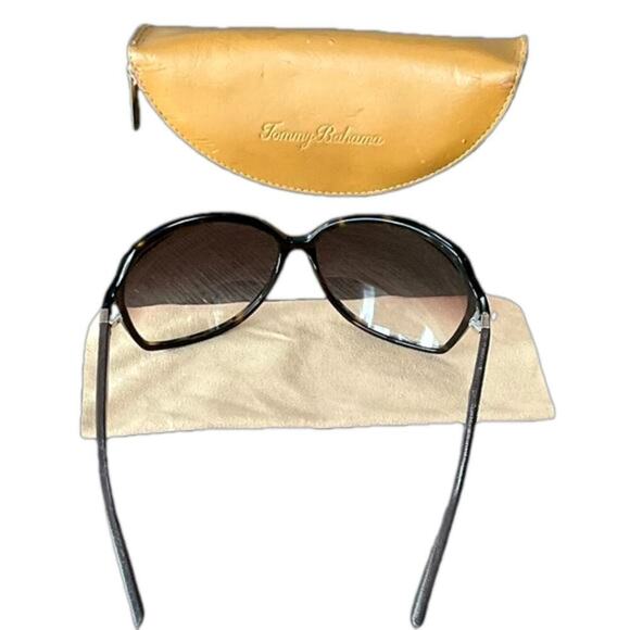 Tommy Bahama Vintage Sunglasses Rose Tortoise Frame main image 10